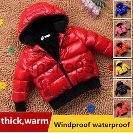 Down Coat Baby Wadded jacket Baby Cottonpadded Parka Baby Boys Girls Children Unisex Winter Thick Coat J230823