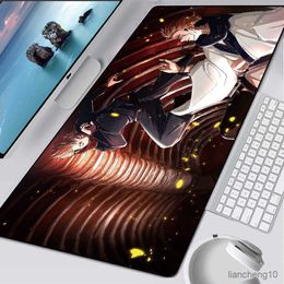 Mouse Pads Wrist New Anime Printing XXL Mouse Pad Accessory Large Computer Lock Keyboard Mat Strange things R230823