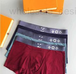 Underpants Designer 2023 Men Boxers Man Underwear Solid Colour Sexy Breathable Mens Underwears Branded Boxer Comfortable Wear Three pieces in one box are optional 1P