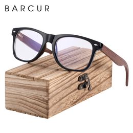 Sunglasses BARCUR Wood Anti Blue Ray Glasses Computer Glasses Optical Eye UV Blocking Gaming Filter Eyewear 230822