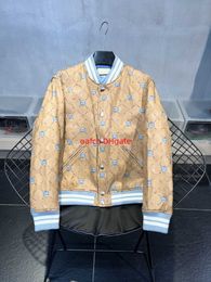 23FW Designer Men's Jacket Luxury Baseball Uniform Jacket Splice High end Fashion Baseball Jacket Windbreaker Outdoor Street Clothing Windbreaker