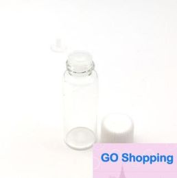 Top Clear Essential Oil Glass Bottle with Orifice Reducer Siamese Plug Perfume Sample Vials Empty Perfume Test Bottle 5ml