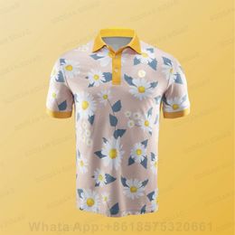 Men's Polos Polo Shirt Men Golf Casual Classic Lapel Button Breathable Shirt Summer Short Sleeve Tennis Badminton Football Volleyball Tshirt 230823