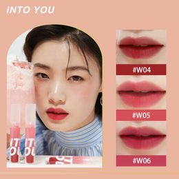 Lipstick INTO YOU Lipgloss Long-Lasting Liquid Lipstick Waterproof Non-Stick Cup Moisturising Lip Cosmetic Lip Tint 230823