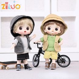 Dolls BJD Cool Handsome Boys Bjd Clothes Dress Up Multijoint Cute Doll OB11 for Girls Kids Toys Birthday Xmas Gifts 230822