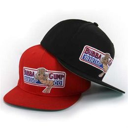 Takerlama 1994 Bubba Gump Shrimp CO Baseball Hat Forrest Gump Costume Cosplay Embroidered Snapback Cap Men&Women Summer Cap1932