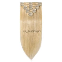 Synthetic Wigs Straight Hair Clip in Human Hair 100g Maxine Hair Straight Human Hair Clip in Hair Full Head x0823