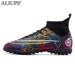 Dress Shoes ALIUPS 33-46 Professional Children Football Shoes Soccer Shoes Man Football Futsal Shoe Sports Sneakers Kids Boys Soccer Cleats 230822