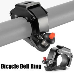 Bike Horns Stainless Bicycle Bell Ring MTB Cycling Horn Handlebar Crisp Sound for Safety Accessories 230823