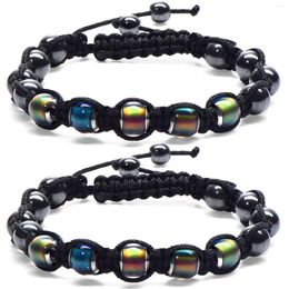 Strand Unique Handcrafted Bracelet With Moodbeads And Temperature-Sensitive Color-Changing Beads For Men Women -