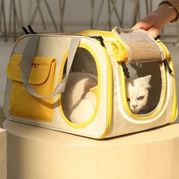 Cat Carriers Cage Clear Cute Bag Women Stuff Mini Backpack Hand Crossbody Kitten Box Travel Jaula Para Gatos Accessories