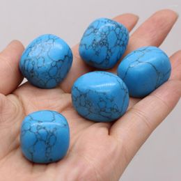 Decorative Figurines Natural Semi-precious Stone Blue Turquoise Irregular Shape Energy Mineral Specimen Healing Gemstone Jewellery 20-30mm