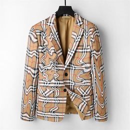 23SS Mens Suits Fashion Designer Blazers Man Classic Casual floral print Luxury Jacket Long Sleeve SlimSuit Coats #123345k