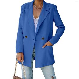 Women's Suits Solid Colour V Neck Womens Winter Casual Zip Up Coat Hoodie Cardigan Outwear Jacket Jackets Full Girl