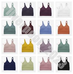 Yoga Outfits Back Align Tank Tops Gym Clothes Women Casual Running Tight Sports Bra Fitness Beautiful Underwear Vest Shirt kjhy blouse