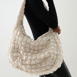 School Bags Casual Large Capacity Tote Shoulder Designer Handbag Luxury Nylon Quilted Crossbody Bag Female Big Purse 2023