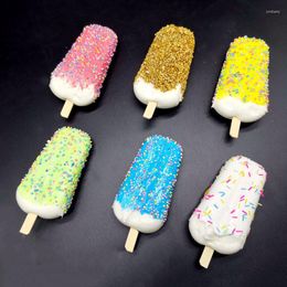 Decorative Flowers Simulation Ice Cream Summer Fake Shop Po Props Kids Teaching Toys Artificial Window Display