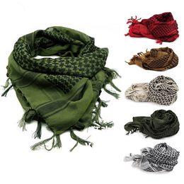 Scarves Unisex Lightweight Plaid Tassel Arab Desert Shemagh KeffIyeh Scarf Wrap Pashmina 230823