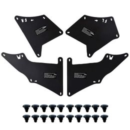 Bike Fender Mud Flaps For Toyota Land Cruiser Prado Carbon Fiber Texture Splash Guards Mudflaps Liners Shield Seal 230822