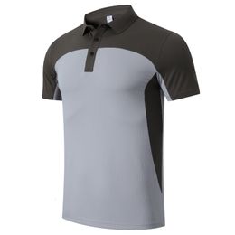 Men's T-Shirts Golf Wear T-Shirt Men Training Polo Baseball Jersey Running Fitness Sport Tops Tennis Badminton Breathable Dry Quick Tee 230823