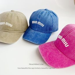 Ball Caps French Letter Printed Baseball Cap Female Korean Version of Leisure Outdoor Visor Hat Male High Quality Hip Hop Parentchild 230822