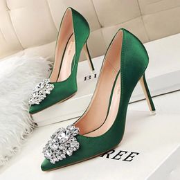 Stiletto Pumps BIGTREE Dress 97 Sexy High Wedding Luxurious Women Heels Party Shoes Female 230822 180