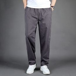 Men's Fashionable Ultra-Thin Cotton Casual Pants - Loose Fit Long Trousers, Lightweight Summer 2023 Collection