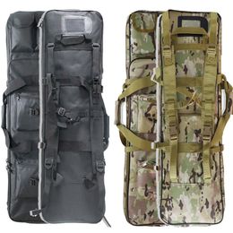 Backpacking Packs Nylon Hunting Gun Bag Tactical Molle Rifle Case Sniper Airsoft Holster Military Backpack For Shooting Paintball 81 94 115cm 230822