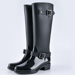 Rain Boot's Boots Waterproof Fashion Nonslip Long Tube Water Shoes Korean Version Midtube Adult Boot 230822