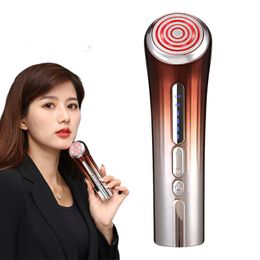 Face Massager EMS RF Radio Frequency Beauty Device Lift Firming Fine Lines Anti aging Freezing Age Skin Rejuvenation Care Instrument 230823