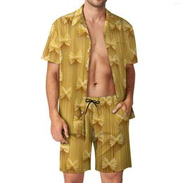 Men's Tracksuits Beach Suit Food Delicacy(0047) 2 Pieces Pantdress High Quality Going Out Funny