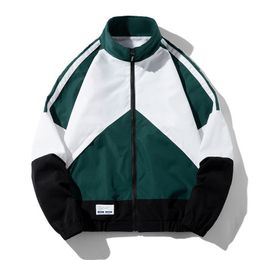 Men's Jackets Thin Loose College Jackets Sportswear Baseball Varsity Jacket Men's Women Hip Hop Streetwear Patchwork Windbreaker Coats 230822