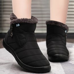 Boots Women Boots Waterproof Snow Boots Female Plush Winter Boots Women Warm Ankle boots Winter Shoes Women casual shoes Plus Size 230822