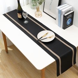 Table Runner 30X180CM Woven Vinyl Mats for Dining Kitchen Placemats AntiSkid Washable PVC 230822