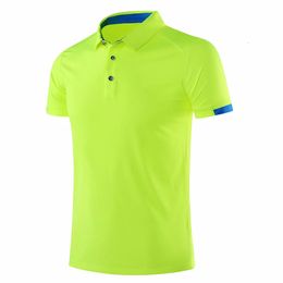Men's Polos Men golf shirts Outdoor Sportswear Short sleeve women golf polos shirt Badminton Running Soccer Jerseys GYM Shirts 230823