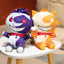 Plush Dolls Fnaf Sundrop Toys Security Breach Sunrise FNAF BOSS sun moon joker Toy Game Gift 230823