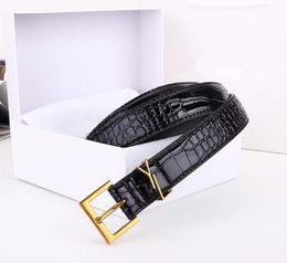 2023 Belt for Women Genuine Leather 3cm Width High Quality belt Men Designer Belts S Buckle cnosme Womens belts Waistband Cintura Ceintures with box