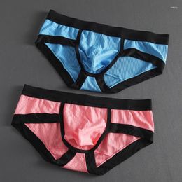 Underpants BuLifting Men's Low Rise Sexy Briefs Micro Convex Pouch Panties Bulge Underwear Youth Men Shorts Lingerie