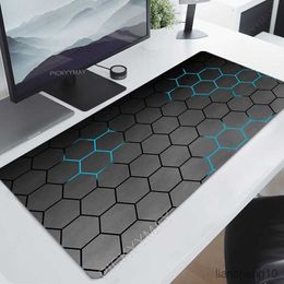 Mouse Pads Wrist Geometric Mouse Pad Mousepads Big Gaming Mousepad XXL Mouse Mat Large Keyboard Mat Desk Pad For Computer Laptop R230823