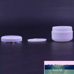 Quality Bottle Cosmetic Face Cream Lotion Sub-Bottles with White inner cover Bottles PP BPA Free Round Jars Free express