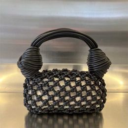 Italy Jodie Handbag Fashion Sheepskin Hand Woven Hollowed Out Lamian Noodles with Small Flowers in Spring and Summer of 23