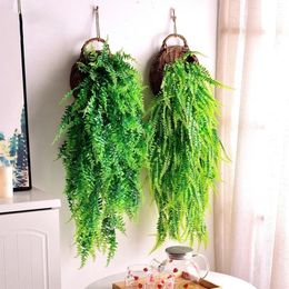 Faux Floral Greenery Fake Persian Vines Artificial Plants Hanging Fern Plant Vine Outdoor Garden Home Wedding Decoration Green Wall Decor 230822