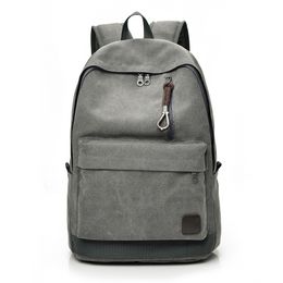 School Bags DIDA BEAR Women Men Canvas Backpacks Large For Teenager Boys Girls Travel Laptop Backbag Mochila Rucksack Grey 230823