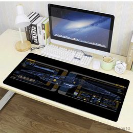 Mouse Pads Wrist Star Trek Schematic MousePads Computer Laptop Extended XXL Large Mat Mouse Pad Keyboards Table Mat R230823