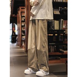 Men s Tracksuits Corduroy Pants Men Oversized Fashion Retro Casual Japanese Streetwear Hip hop Loose Wide Leg Mens Trousers S 2XL 230823