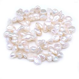 Loose Gemstones Natural Freshwater Pearl Beaded White Irregular Shape Spaced Beads For Jewellery Making DIY Necklace Bracelet Accessories