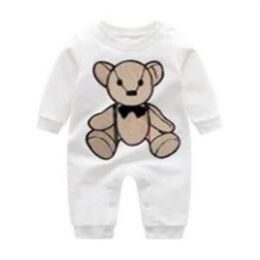 Neonato rompners designer model o-scollo salti per bambini boy girls cotton gomanper pigiami per bambini abbigliamento per bambini