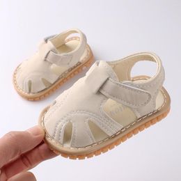 Sandals Summer Beach Baby Toddler First Walkers Outdoor Soft-sole Anti-Slip Rubber Infant Shoes Girls Boys Flat