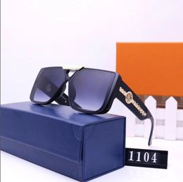 Sunglasses for men and women Vintage metal sunglasses, sunglasses, trendy and fashionable coated reflective sunglasses, new direct sales 1104