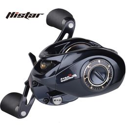 Fishing Accessories HISTAR Long Casting 7.2 1 8kg Drag Power 10 1 BB Magnetic Braking Baitcasting Black Mamba Series Reel 230822